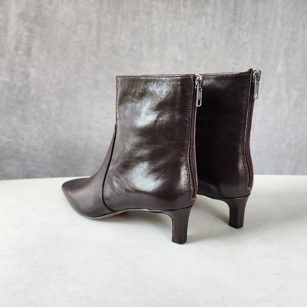 Madewell Dark Brown Leather Ankle Boots - Picture 3 of 13